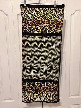 Pink Collection-70" x 42" Animal Print 100% Cotton Scarf/Wrap (Swimsuit Cover)